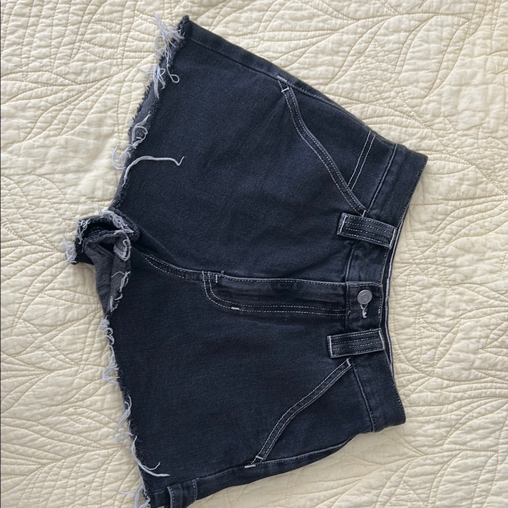 PacSun Black Jean Shorts